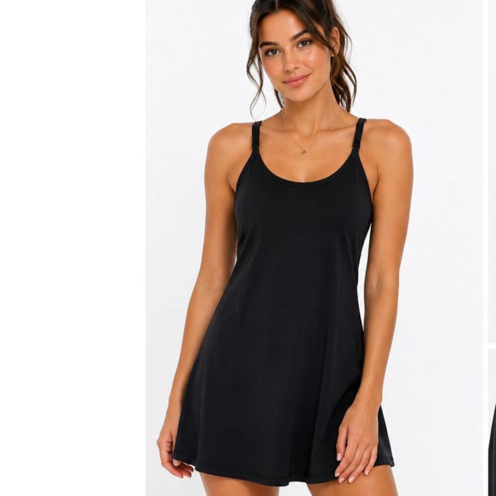 Aéropostale Black Athletic Dress Small Built In Shorts Tennis Golf Activewear